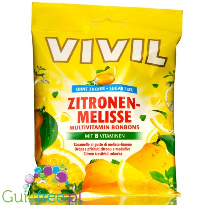 Vivil Lemon & Lemon Balm sugar free candies