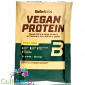 BioTech Vegan Protein Banana - wegańska odżywka białkowa z acai, goji i quinoa, saszetka