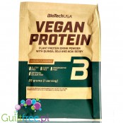 BioTech Vegan Protein Hazelnut - wegańska odżywka białkowa z acai, goji i quinoa, saszetka