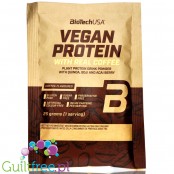 BioTech Vegan Protein Coffee - vegan protein powder with acai, goji & quinoa, sachet