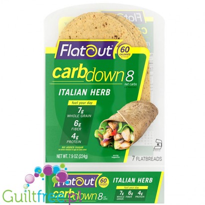 Flatout CarbDown Italian Herb
