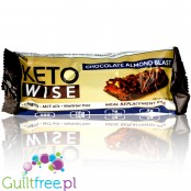 Healthsmart Keto Wise Meal Replacement Bar, Chocolate Almond Blast