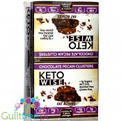 Healthsmart keto Wise Fat Bomb, Chocolate Pecan Clusters