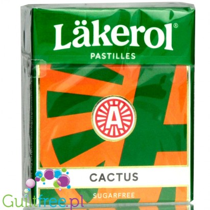 Läkerol Cactus - sugar free licorice  with stevia