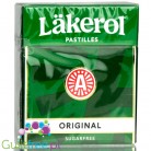 Läkerol Original - sugar free licorice  with stevia