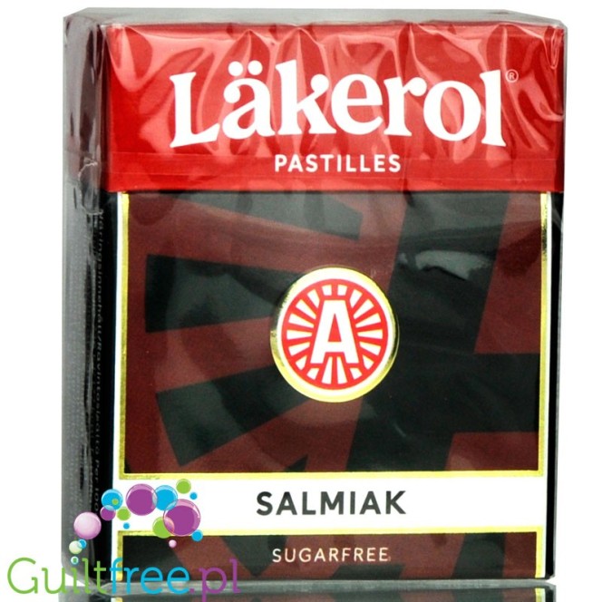 Läkerol  Salmiak - sugar free licorice  with stevia