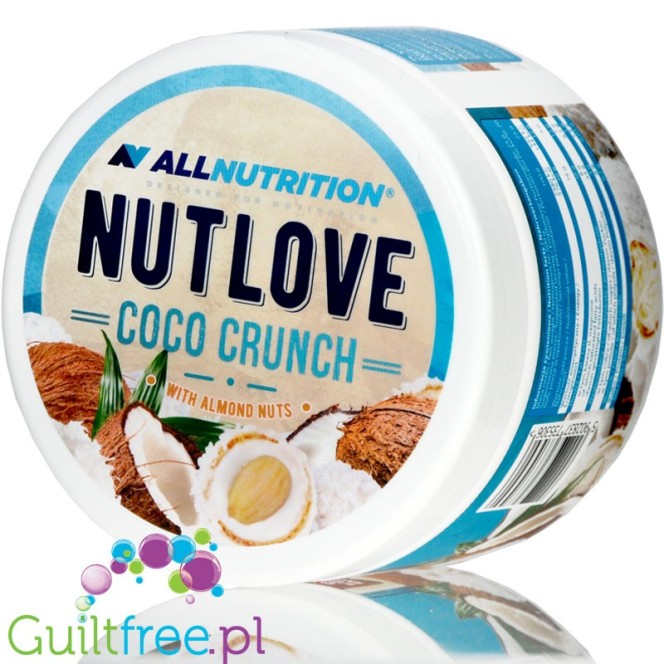 AllNutrition NUTLOVE Coco Crunch Almond krem mleczno-czekoladowy bez cukru z prażonymi orzechami