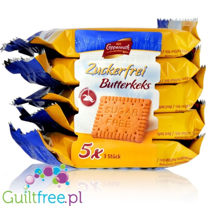 Coppenrath sugar free butter cookies 5er pack