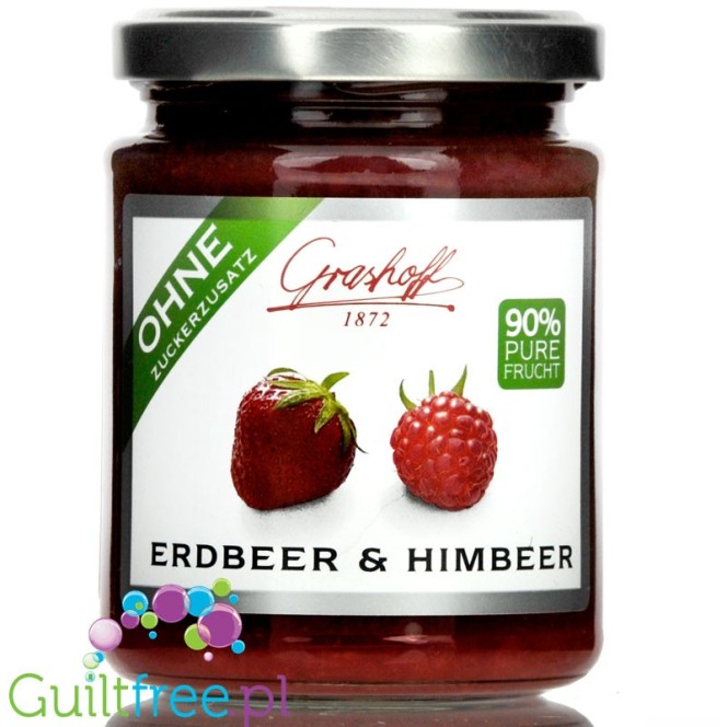 Grashoff Raspberry & Strawberry sugar free jam with stevia