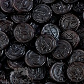 DeBron Liquorice Coins 1KG - monety lukrecjowe bez cukru