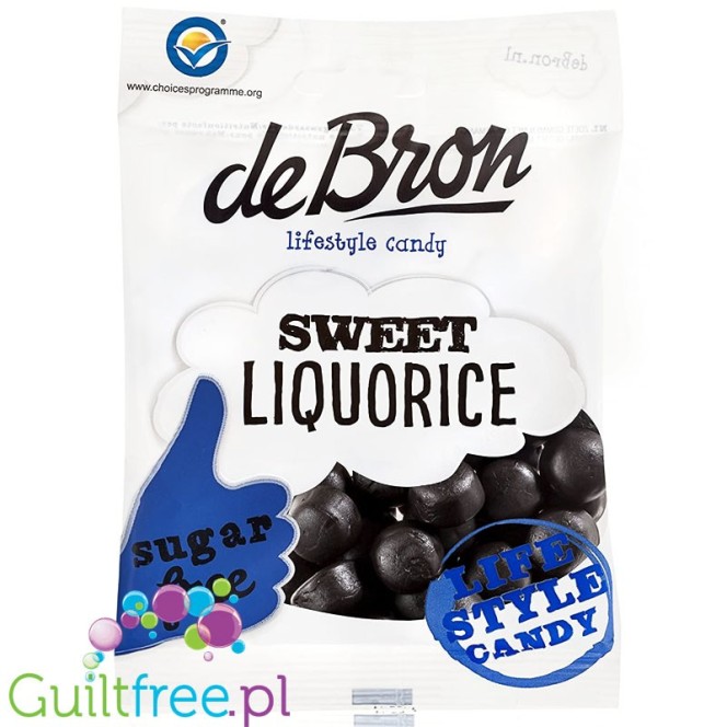 DeBron Liquorice Coins - słodkie cukierki lukrecjowe bez cukru