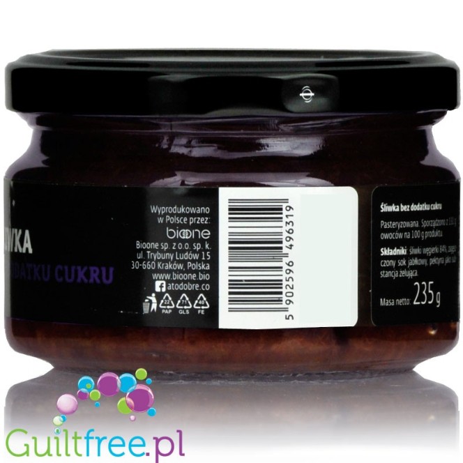 That's a Good One, Plum - 100% fruit spread with no added sugar