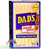Dad's Cream Soda Singles To Go - saszetki bez cukru, napój instant