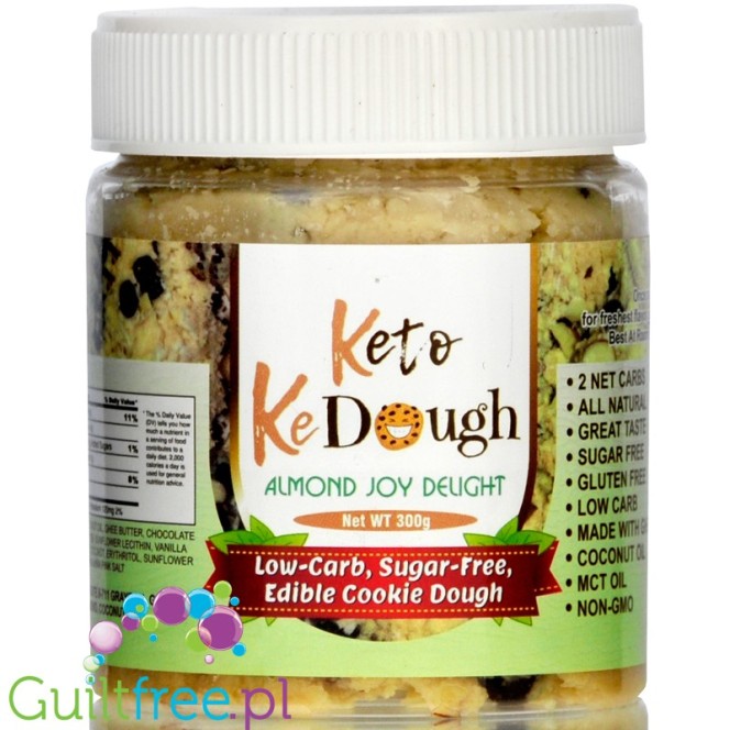 Keto KeDough Low Carb, Edible Cookie Dough, Almond Joy Delight