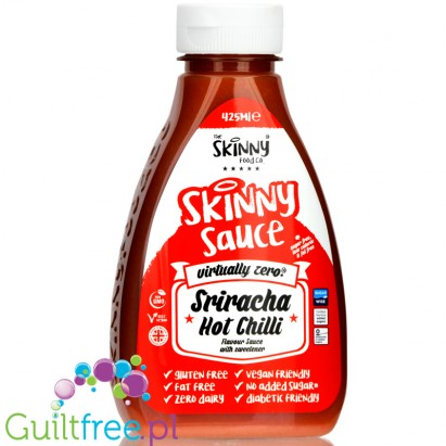 Skinny Food ZeroSrirachi Hot Sauce fat & calorie free