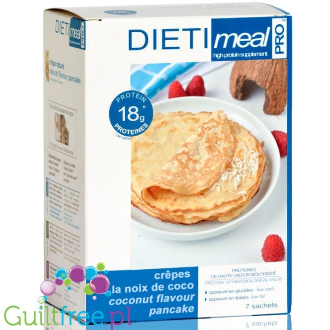Dieti Meal High protein coconut flavored pancakes