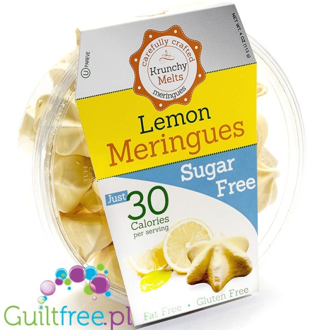 Krunchy Melts Sugar Free Meringues, Lemon