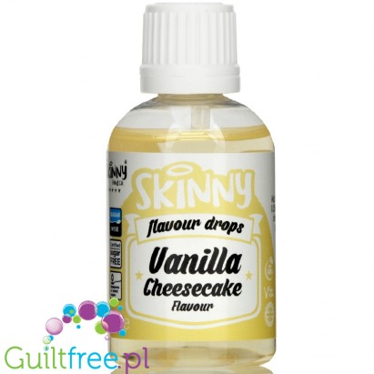 The Skinny Food Co Flavour Drops Vanilla Cheesecake 50ml liquid sweetened flavoring drops