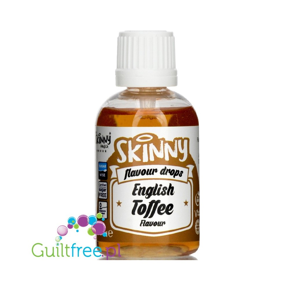 The Skinny Food Co Flavour Drops English Toffee 50ml Liquid Sweetened Flavoring Drops Guiltfree Pl