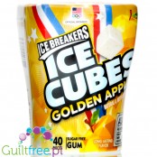 Ice Breakers Ice Cubes Golden Apple, guma do żucia bez cukru, Żółte Jabłuszko