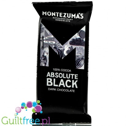 Montezuma's Absolute Black 100% Cocoa Solids  25G