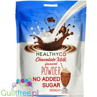 HealthyCo Chocolate Milk Powder no added sugar cocoa drink