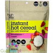 HighKey Snacks Keto Instant Hot Cereal, Strawberries + Cream