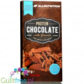 AllNutrition Protein Chocolate Vanilla - czekolada białkowa z nadzieniem waniliowym, bez cukru