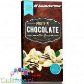 AllNutrition Protein Milk Chocolate Vanilla - mleczna czekolada białkowa z nadzieniem waniliowym, bez cukru