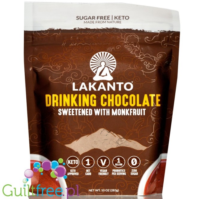 Lakanto Sugar Free Drinking Chocolate, Monkfruit Sweetened