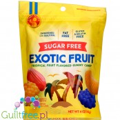 Candy People Sugar Free Exotic Fruit, Tropical Fruit Flavored Gummy Candy