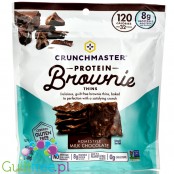 Crunchmaster Protein Brownie Thins Milk Chocolate