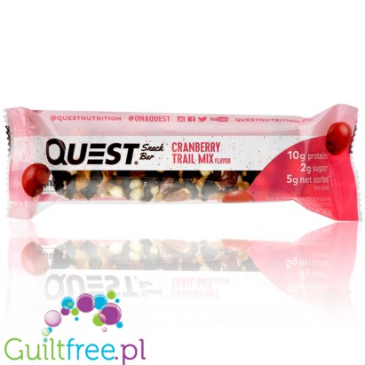 Quest Nutrition Snack Bar, Cranberry Trail Mix