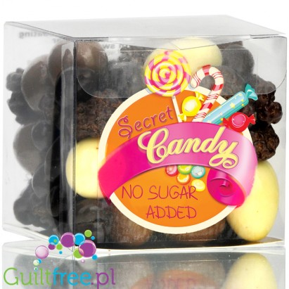 Secret Candy Chocolate Nibble Mix - no added sugar milk chocolate covered nuts