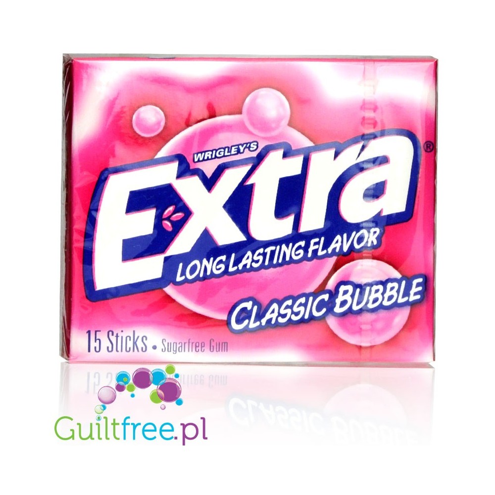 Wrigley Extra Classic Bubble Sugar Free Long Lasting Chewing Gum Guiltfreepl