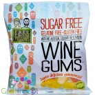 Free From Fellows Wine Gums, sugar free, gluten free, gelatine free gums with stevia