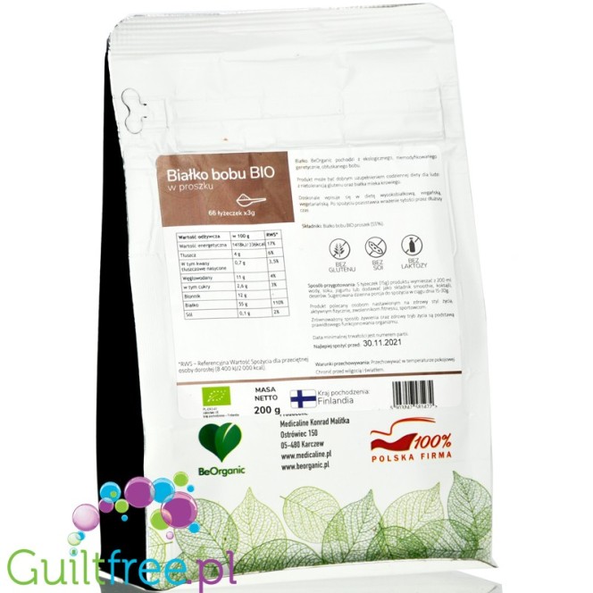 Ecoblic Organic Broad Beans Protein Powder, gluten free