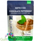 Keto and Co Decadent Keto Dessert Mix, Chocolate Peppermint