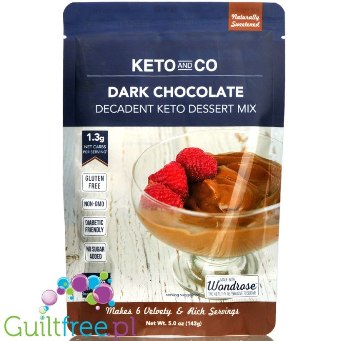 Keto and Co Decadent Keto Dessert Mix, Dark Chocolate
