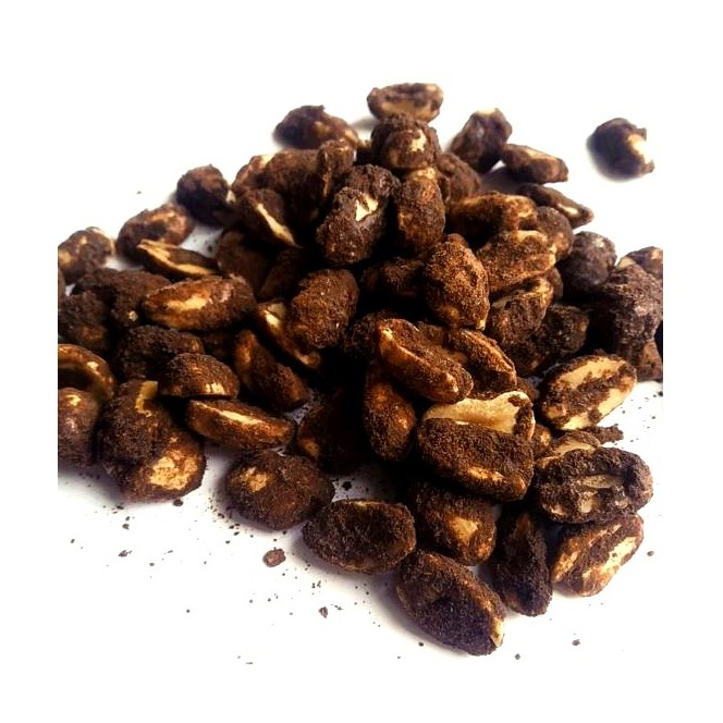 Mocny Orzech - peanuts dusted in cocoa, sweetened with erythritol