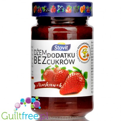 Stovit sugar free strawberry spread sweetened with xylitol