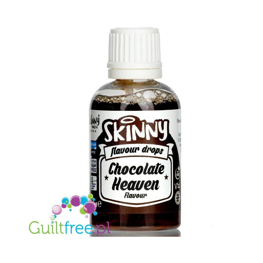The Skinny Food Co Flavour Drops Chocolate Heaven 50ml Liquid Sweetened Flavoring Drops