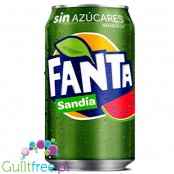Fanta Sandia Zero - arbuzowa Fanta bez cukru  w puszce, hiszpańska edycja limitowana