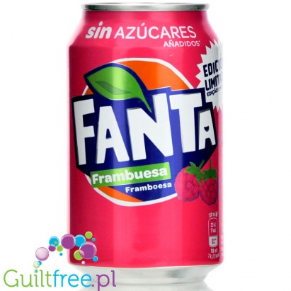 Fanta Watermelon Zero no added sugar 4kcal, can