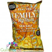 Emily Veg Thins Sea Salt - pikantne tortilla-chipsy z warzyw
