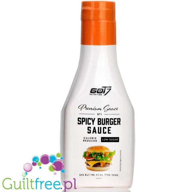Got7 Premium Sauce Spicy Burger Sauce - sos do burgerów, bez tłuszczu, niskokaloryczny