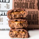 MisFits Plant Chocolate Brownie - triple layered vegan protein bar