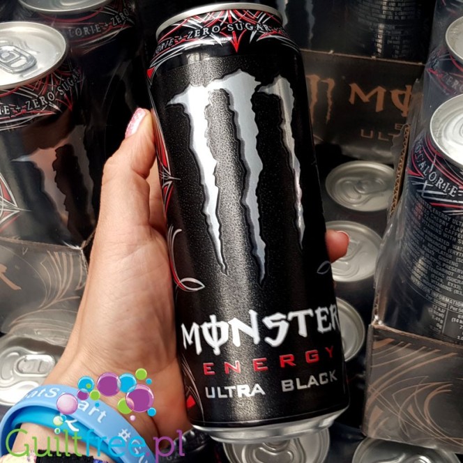 Monster Energy ® Ultra Black energy drink black cherry flavor