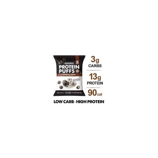 Shrewd Food Savory Protein Puffs, Cookies & Cream, 0.74 oz