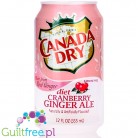 Canada Dry Diet Cranberry Ginger Ale - piwo imbirowe & żurawina, bez cukru